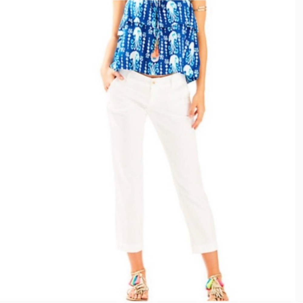Lilly Pulitzer Cocoanut Walk Crop Pants